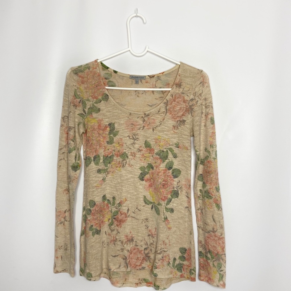 Charlotte Russe Floral Long top